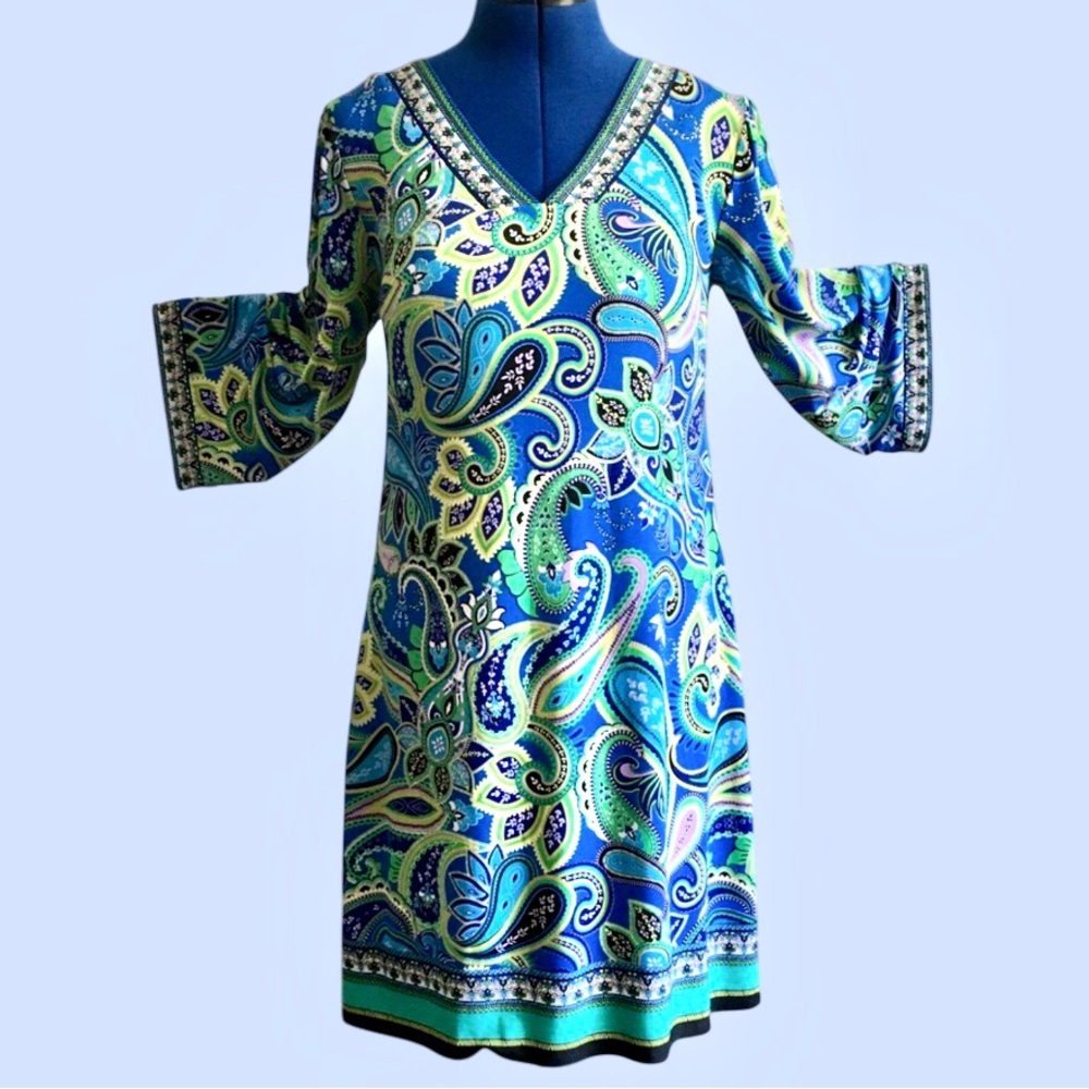 LAUNDRY by Shelli Segal Paisley Floral Sheath dress